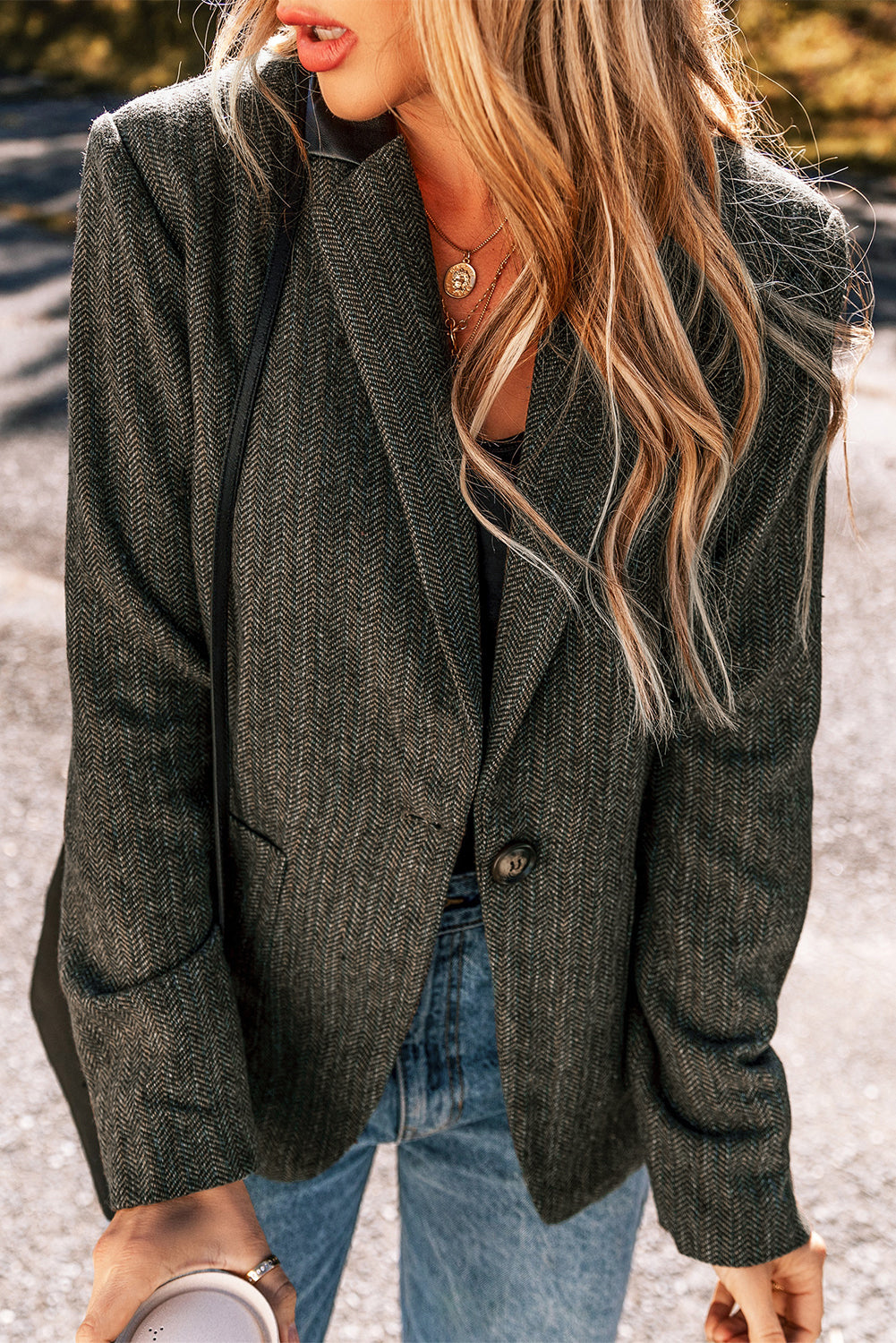 Veste de surchemise boutonnée - Pour FEMMES