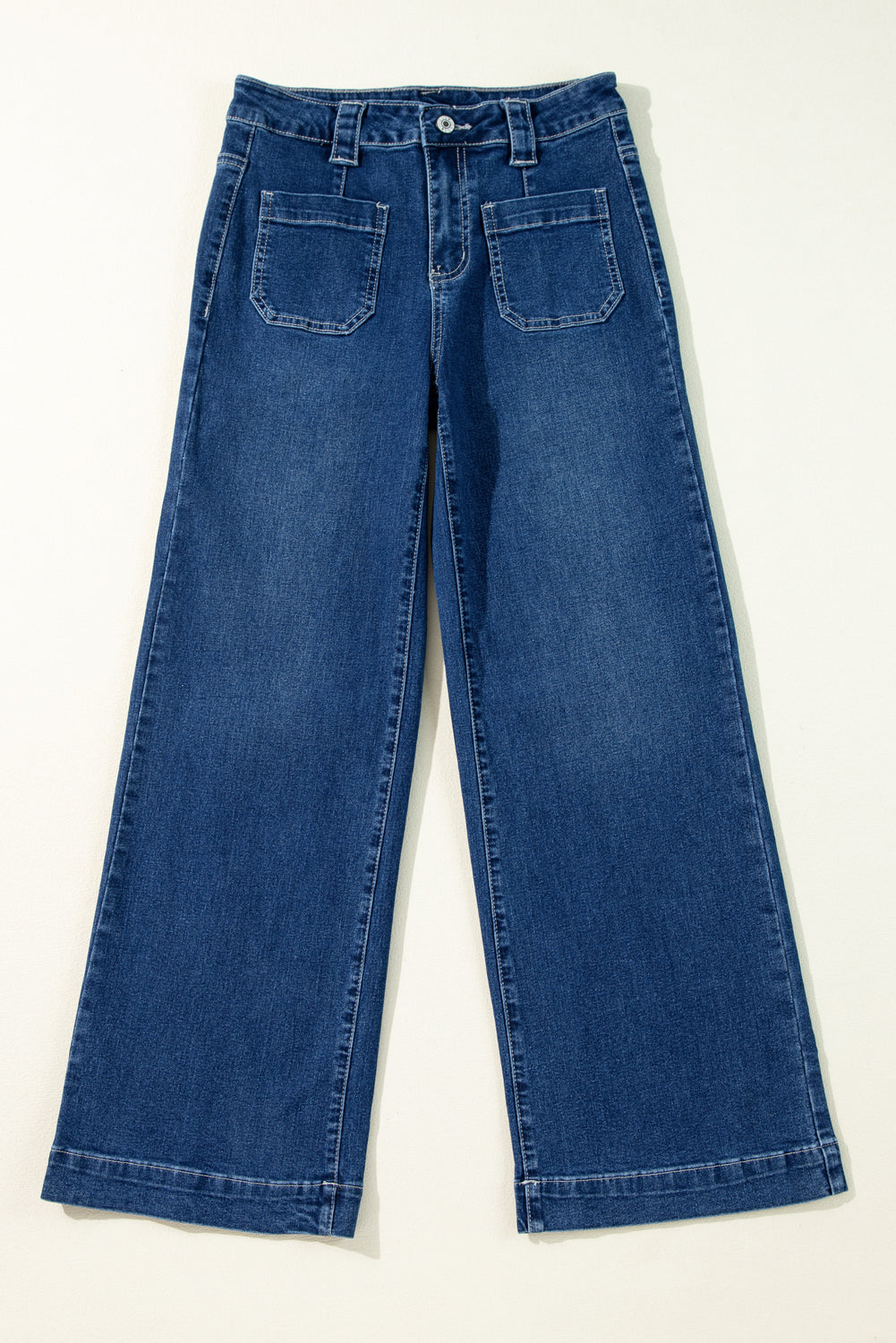 Jean pour FEMMES - Bleu - Large et straight