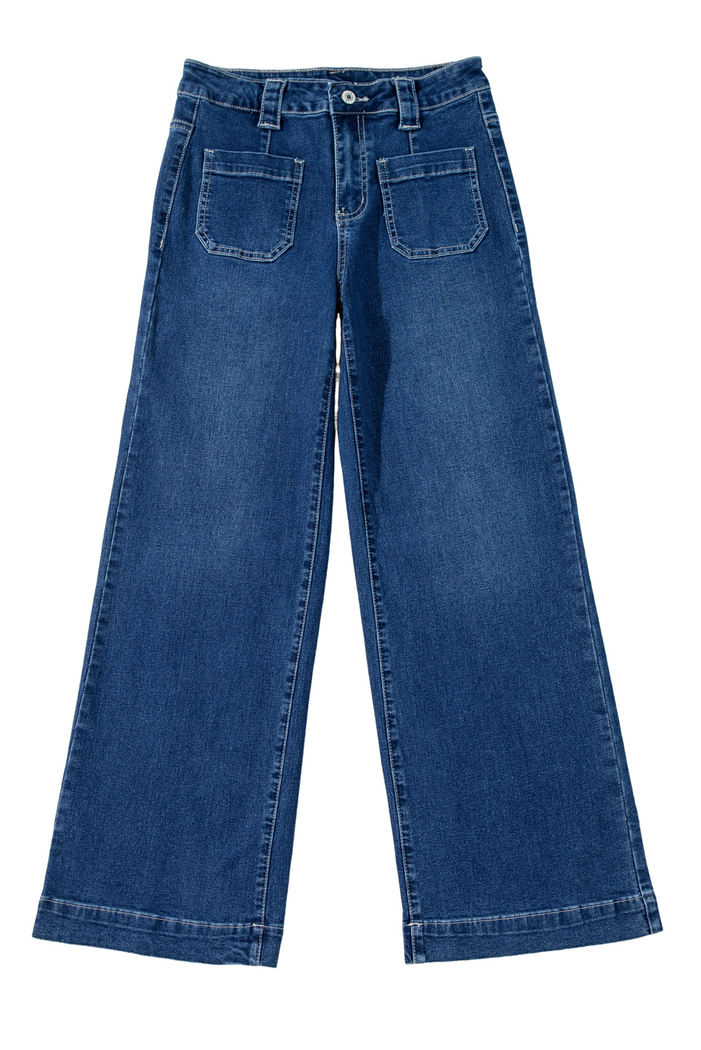 Jean pour FEMMES - Bleu - Large et straight