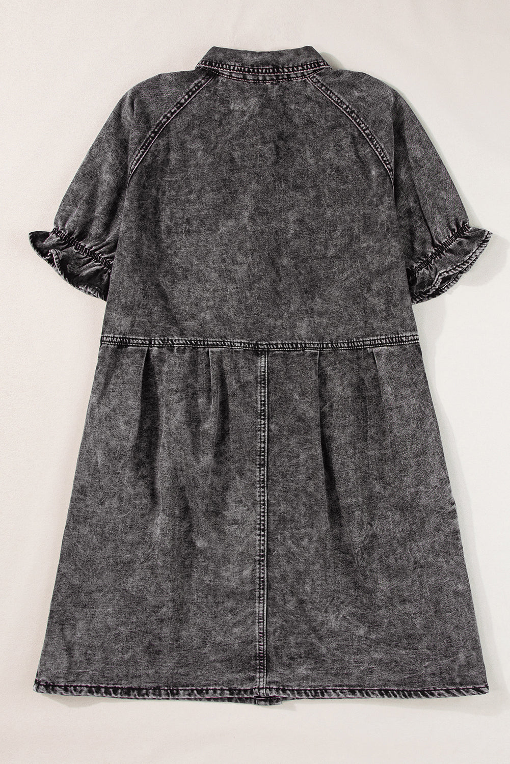 Robe courte en jean - Avec poches