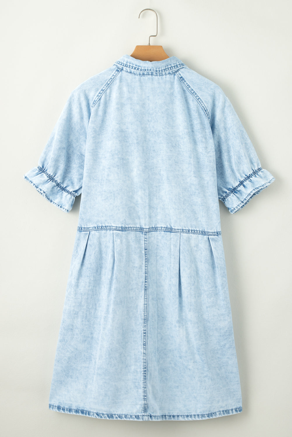 Robe courte en jean - Avec poches